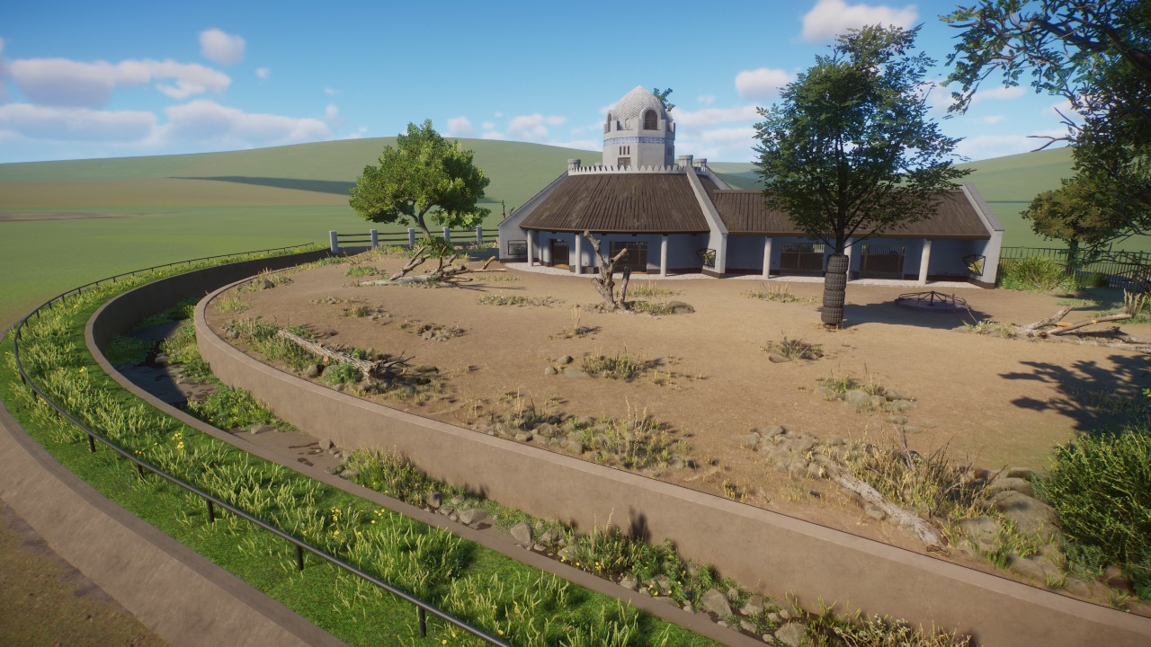 Scimitar-Horned Oryx Habitat by Cesar Creates