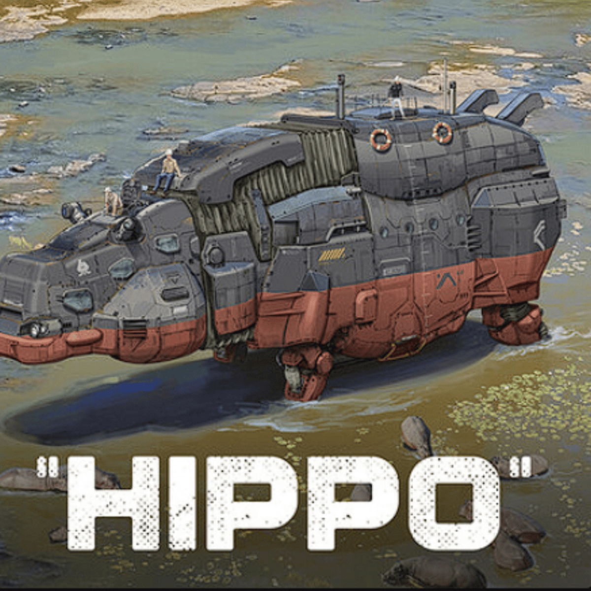 Giant Hippo robot research station