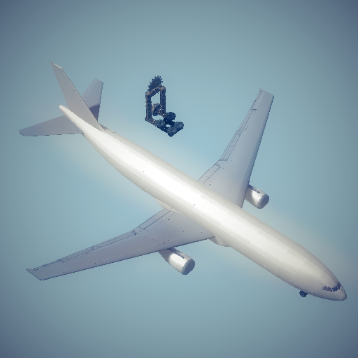 airbus 330-300 all white rolls royce engine