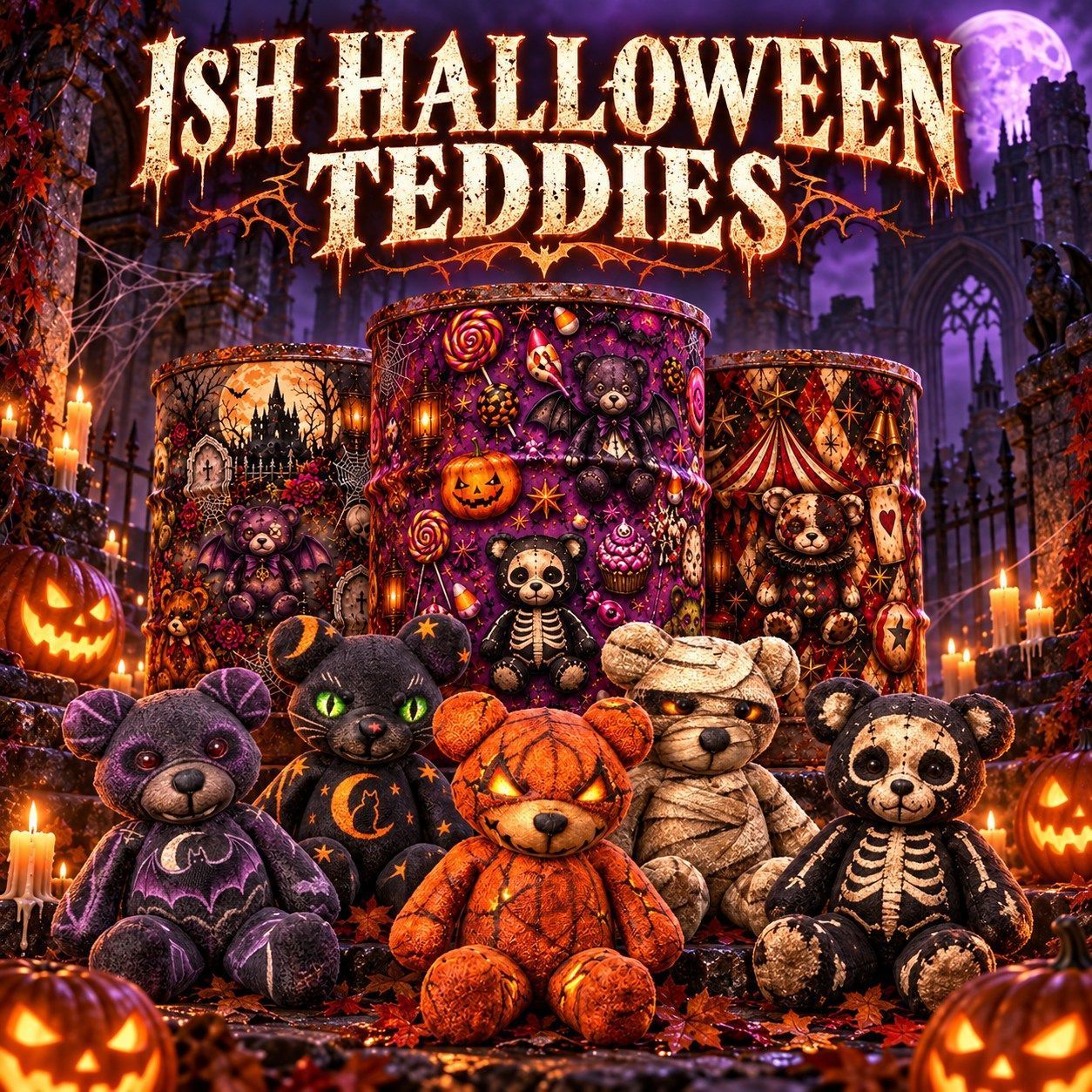 Ish Halloween Teddies