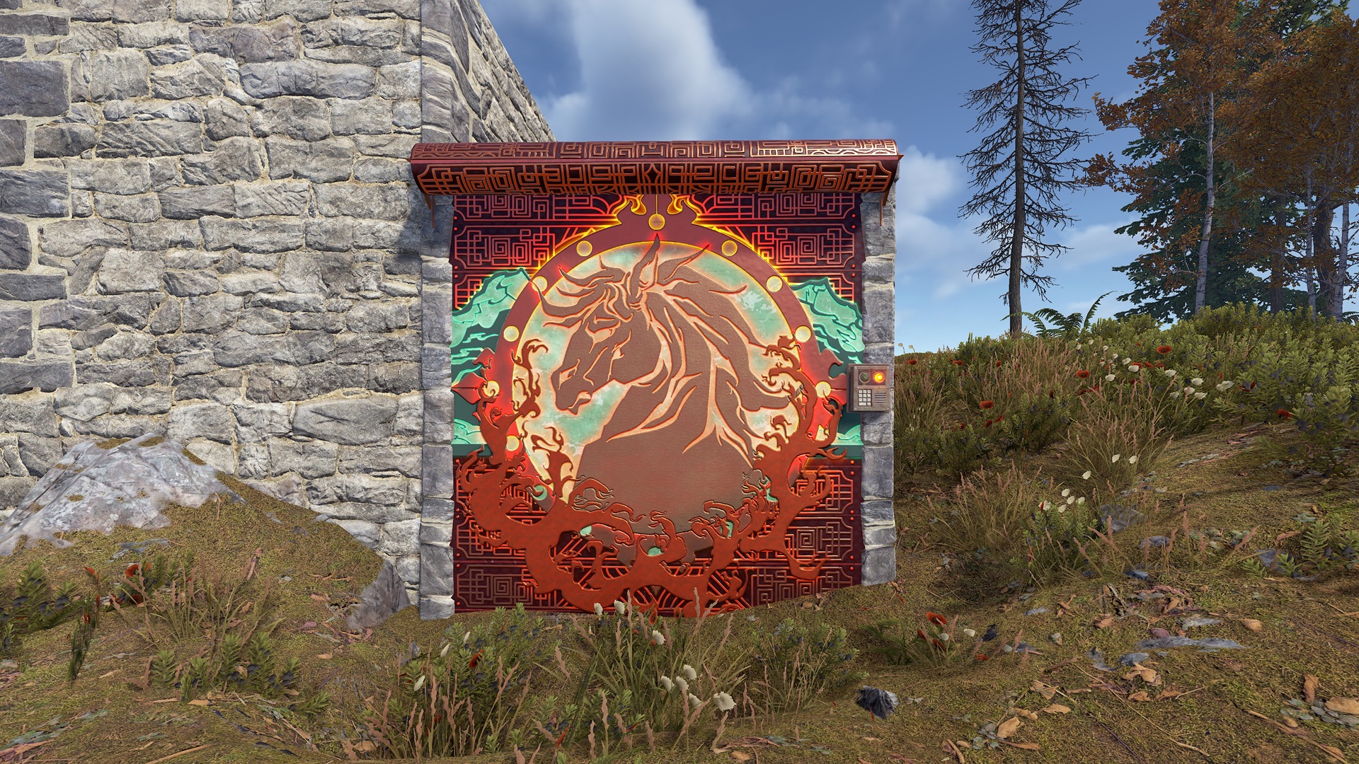 Year of the Horse Garage Door thumbnail 4