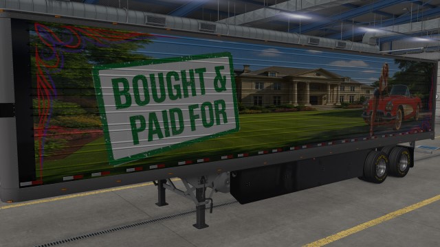 Bought and Paid For 45' Box Trailer