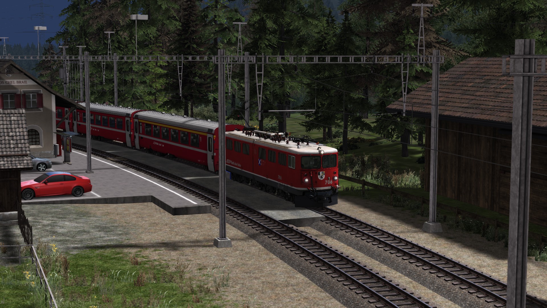 483 Switzerland tour Engadine Line Part 3 Cinuos Chel Brail to La Punt-Charmues-Ch