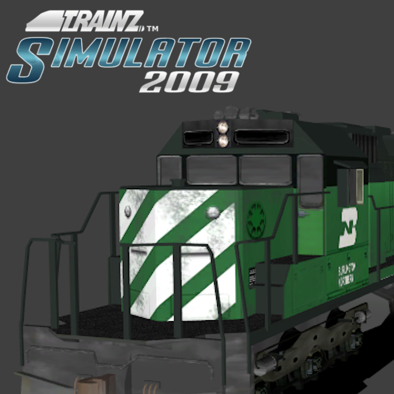 BN & ATSF EMD SD40-2's over regular trains (TS2009)
