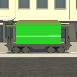  Baggage Car Mark I (green, empty)