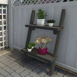 Ladder planter - Dark grey