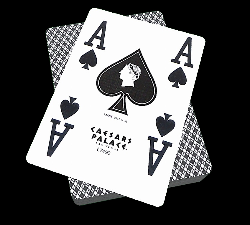 Caesars Palace Card Deck - Black