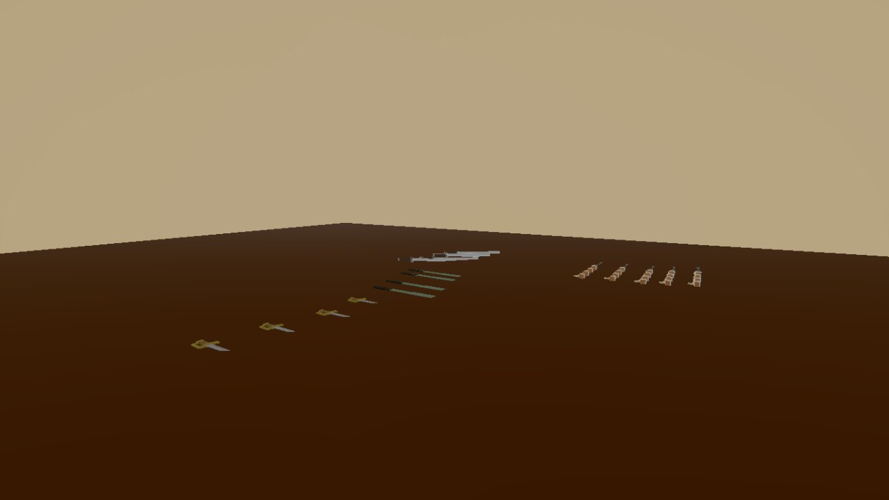 Weapons parkour