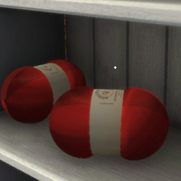 Red yarn