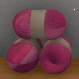 Pink yarn