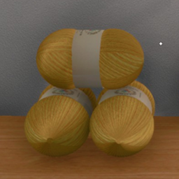 Yellow yarn