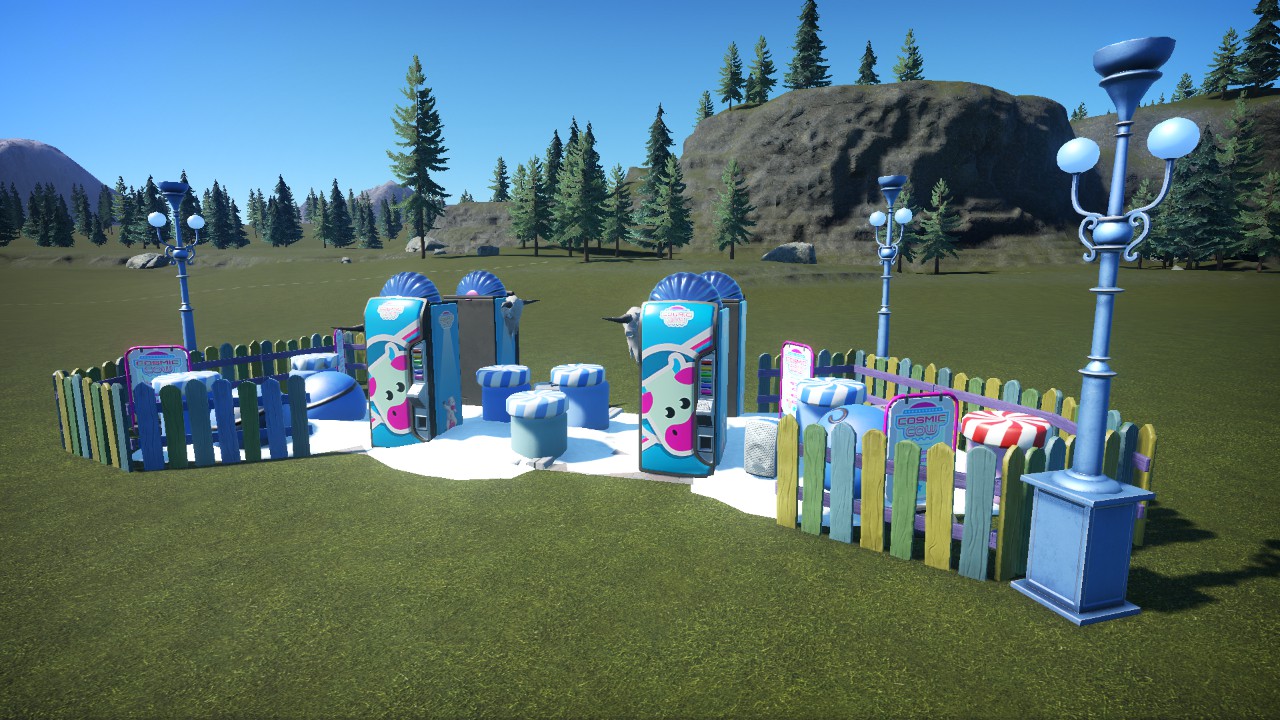Portable  milk shop