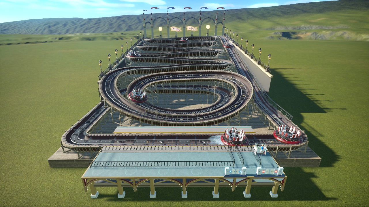 The Virginia Reel: A Wooden Spinning Coaster