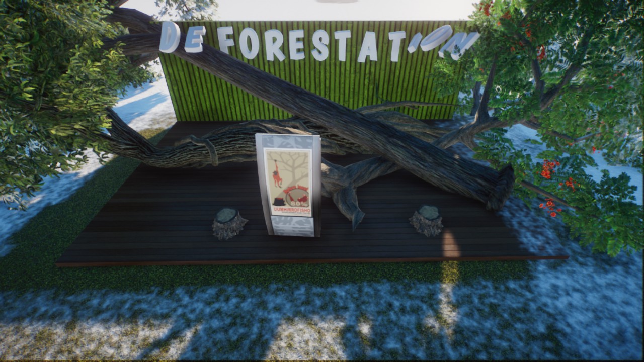 Deforestation display