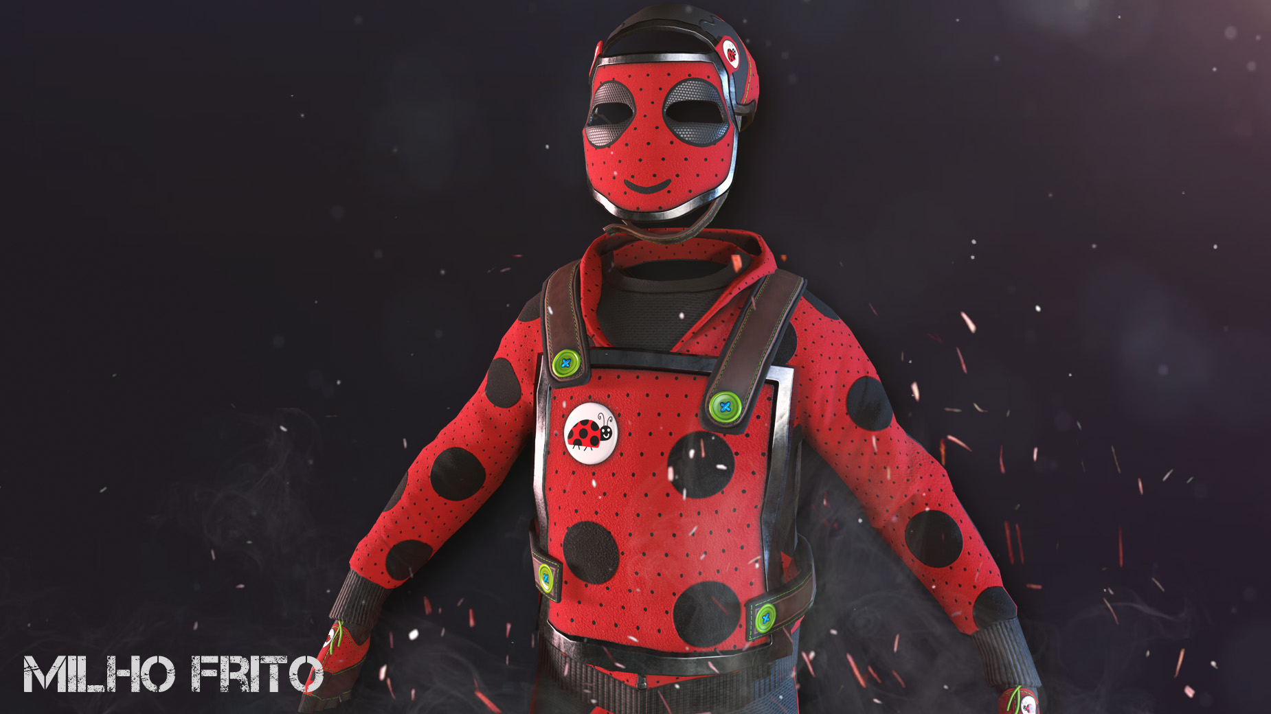 Ladybug Cosplay Facemask