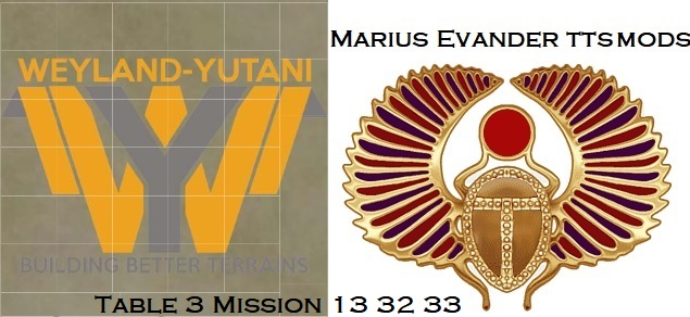 Weyland Yutani Table 2 Mission 13 32 33
