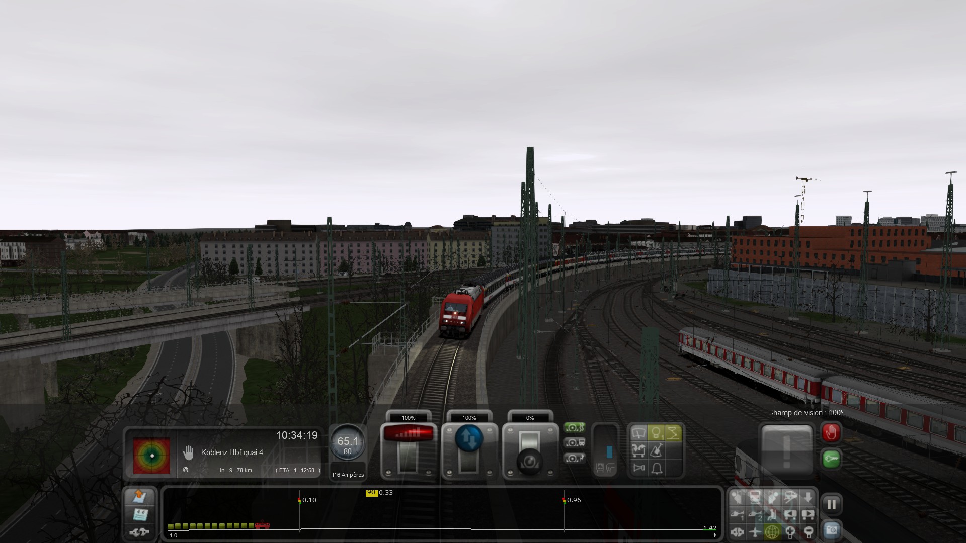 Berlin - Wittenberg (KBS 250) Quickdrive mode