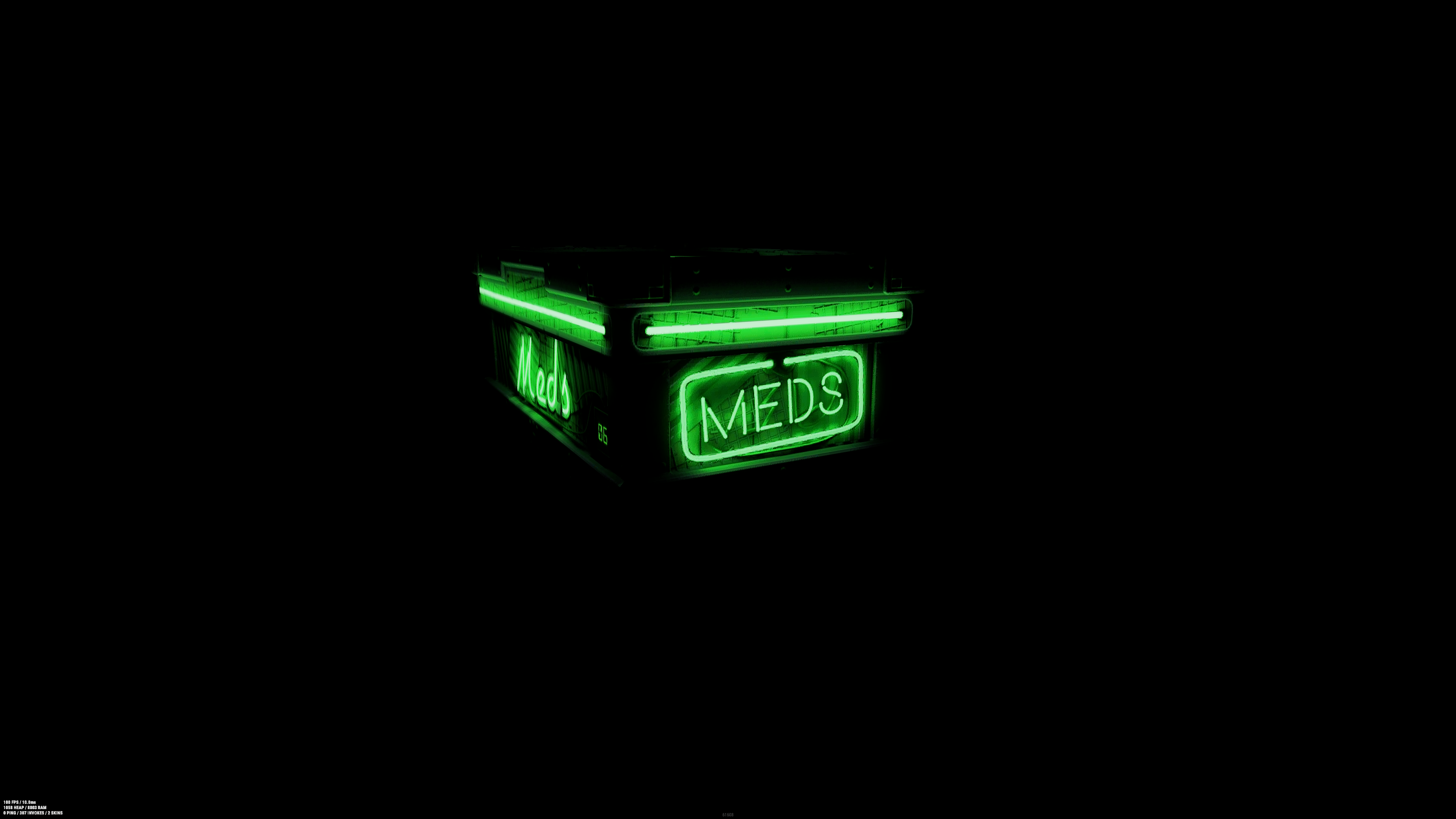 Neon Meds Storage