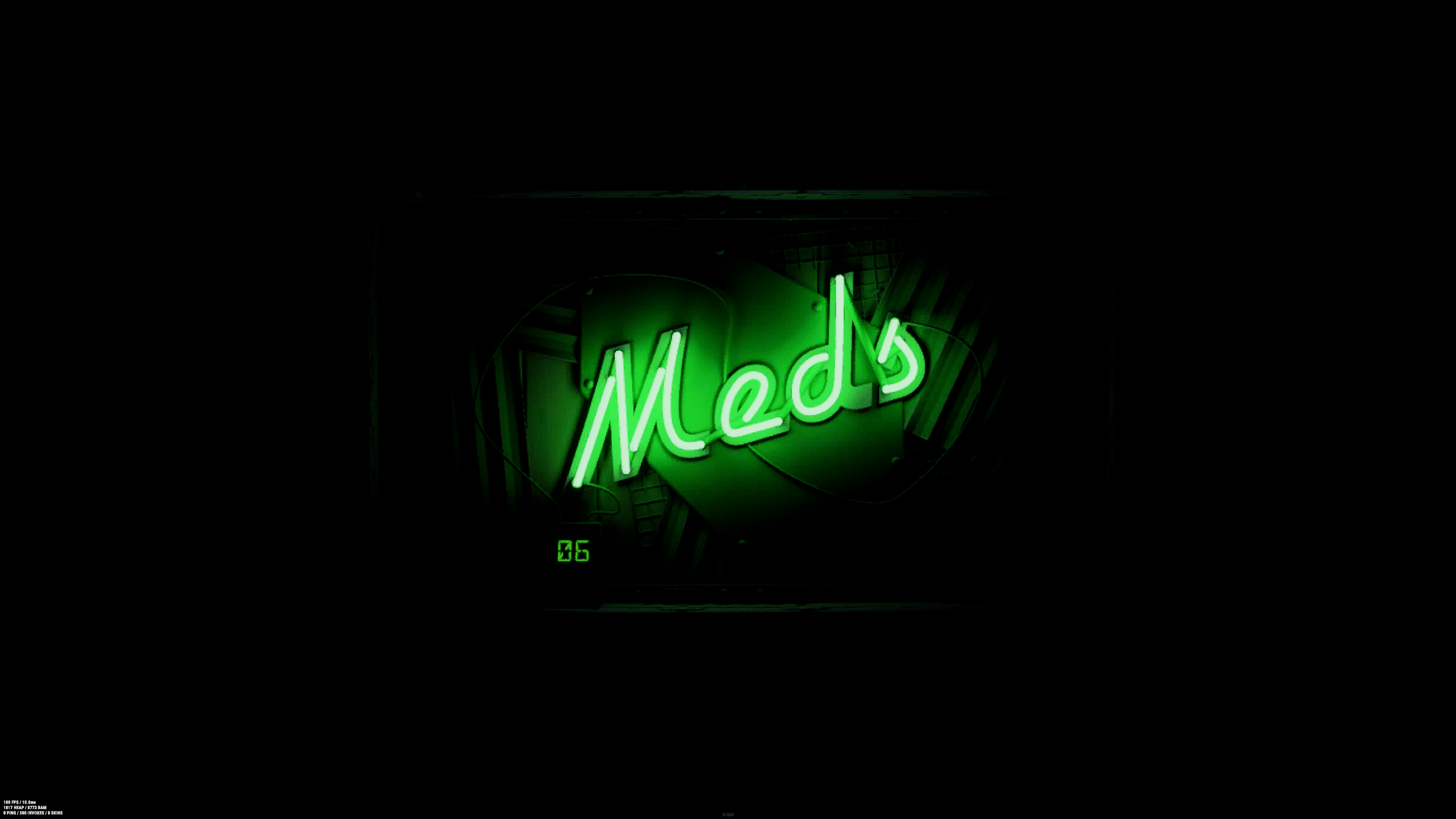 Neon Meds Storage