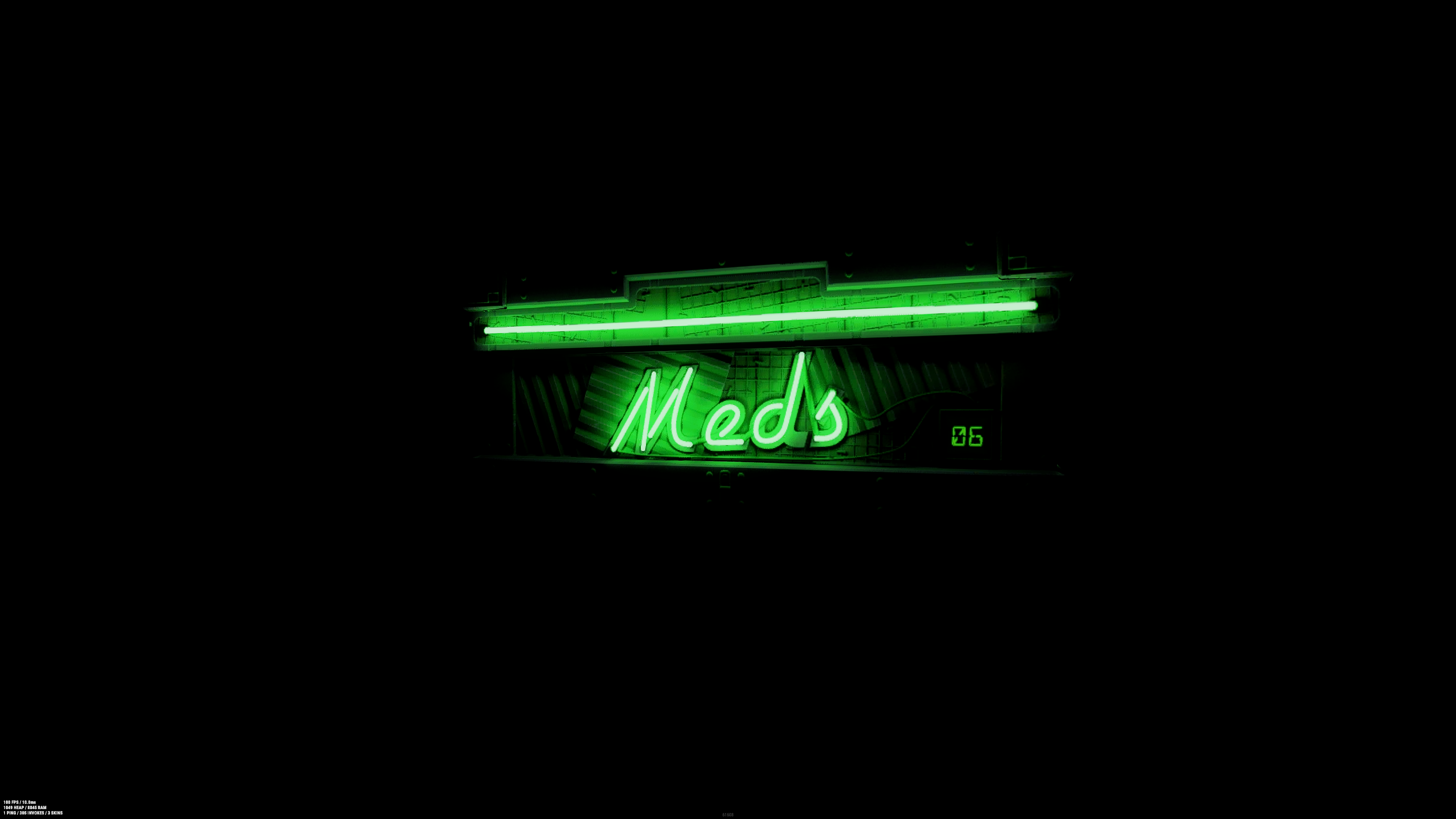 Neon Meds Storage