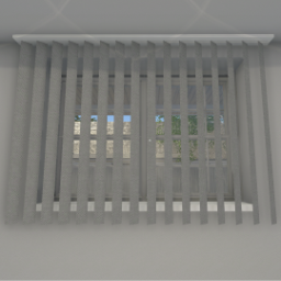Vertical Blind - Double Window - Short - Gray