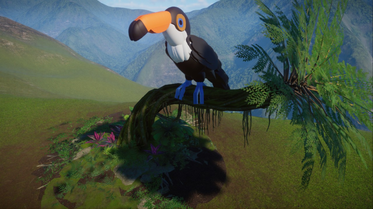 🦜 Toucan statue decoration 🦜