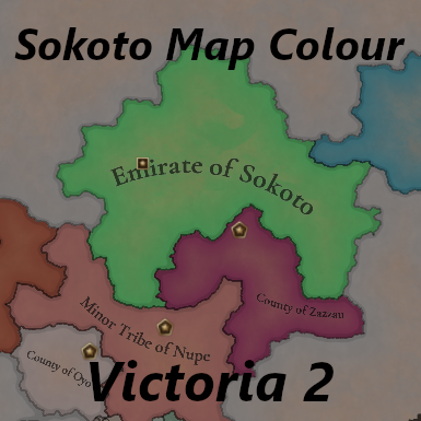 Sokoto Map Colour - Victoria 2