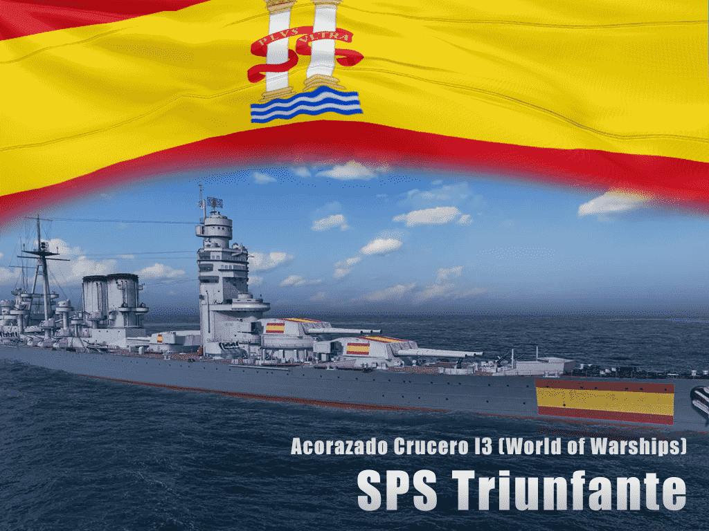 SPS Triunfante (WoWs Battlecruiser I3 modified for ESP)