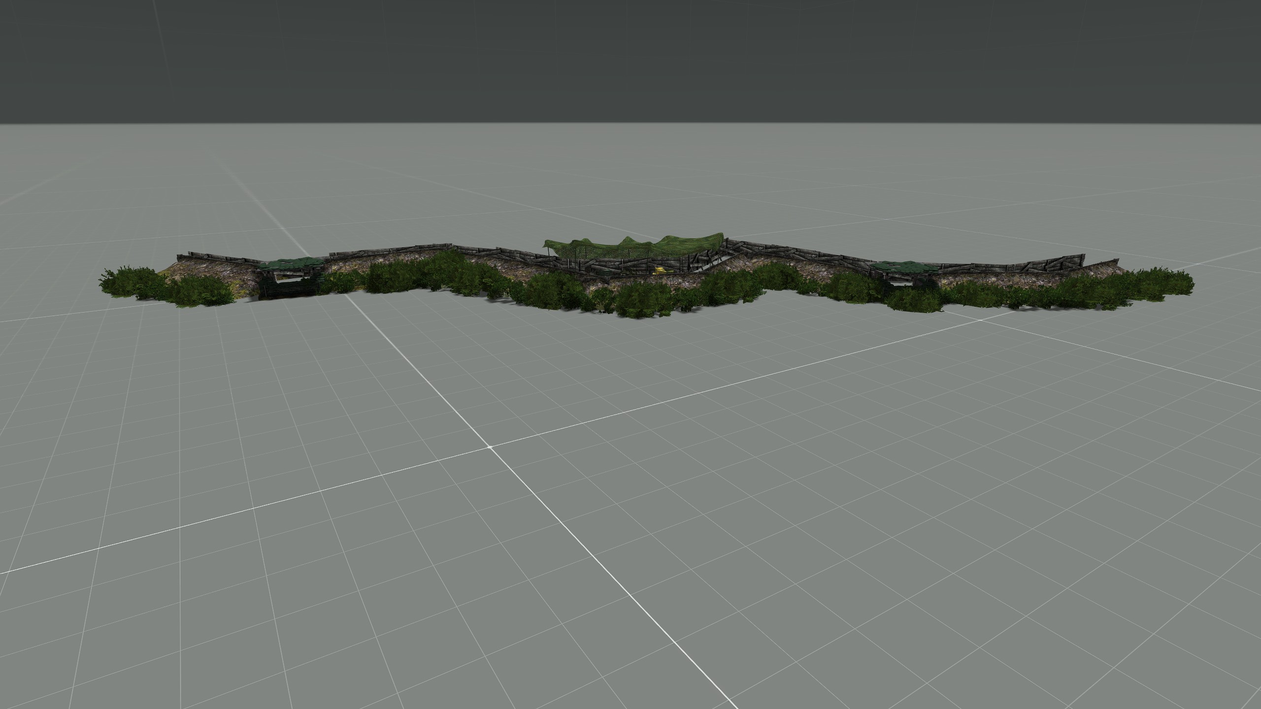 Camouflaged Trenchline