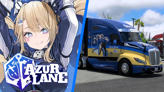 Kenworth T680 2022 USS Guam - Azur Lane [Combo Skin]