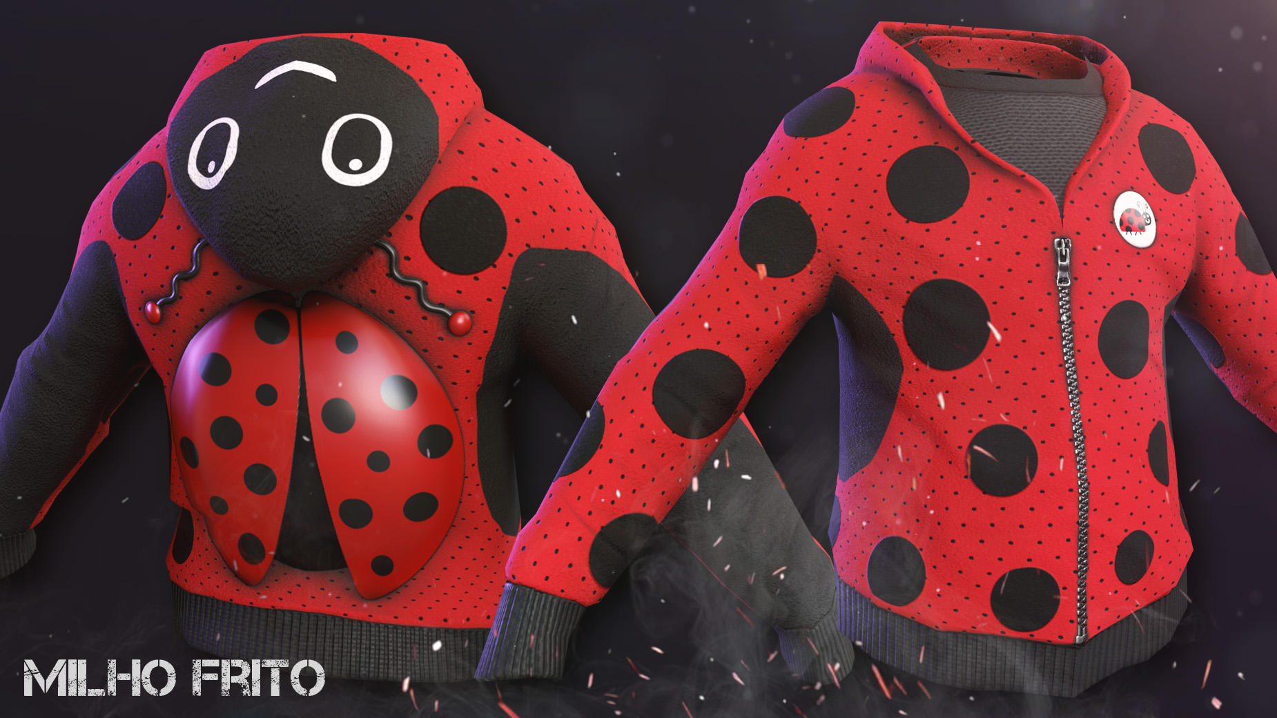 Ladybug Cosplay Pants