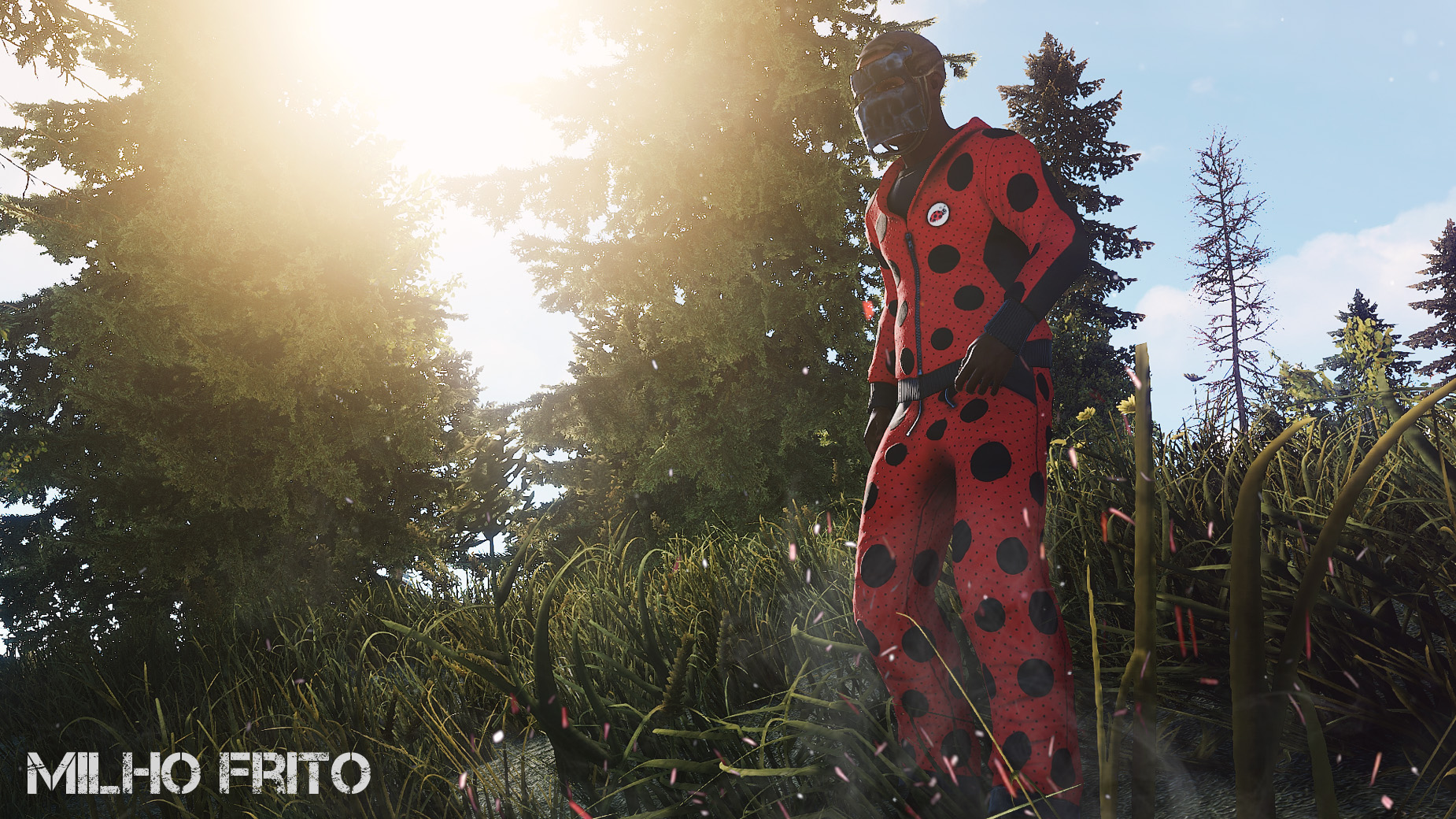 Ladybug Cosplay Pants