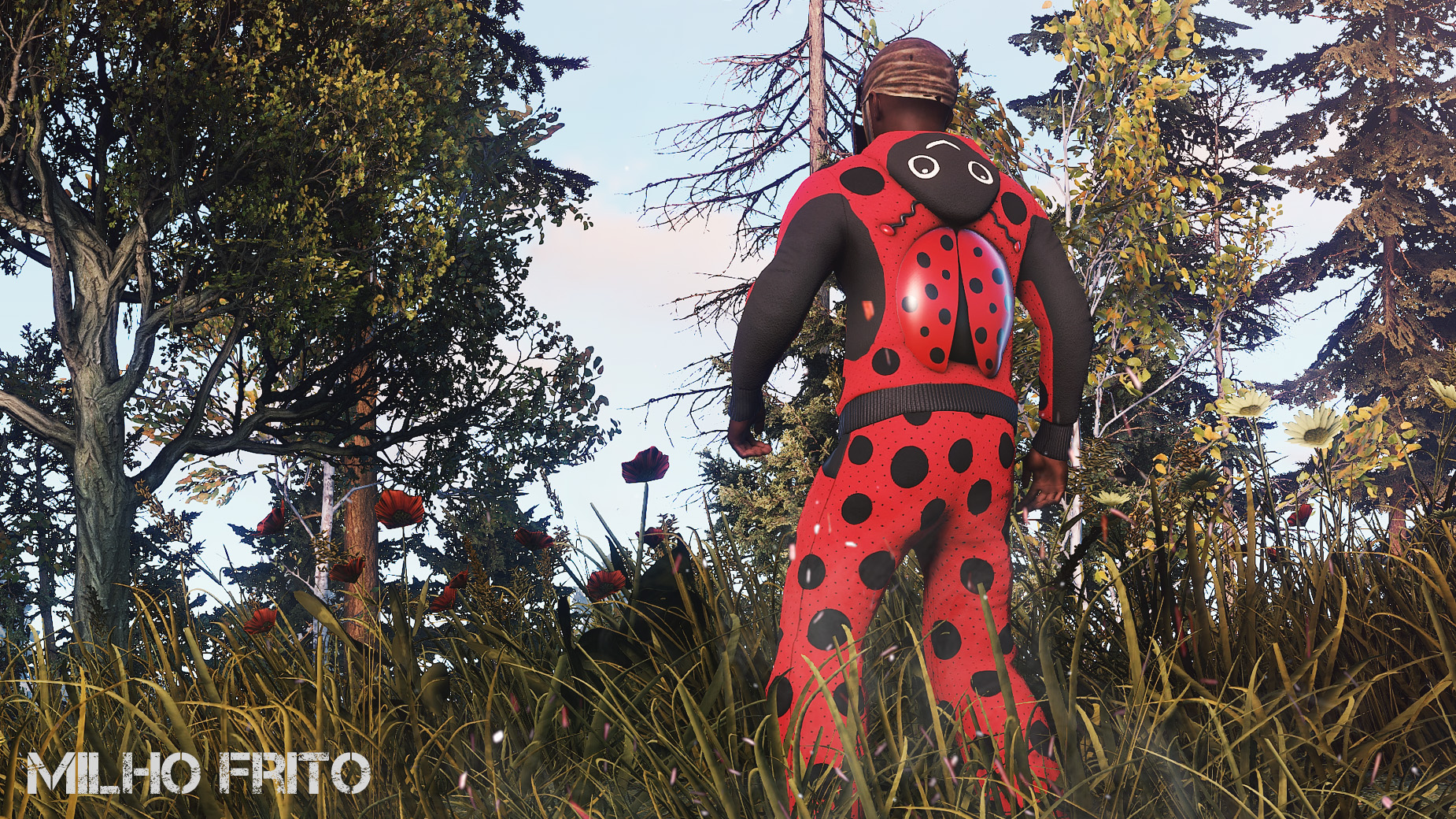 Ladybug Cosplay Pants