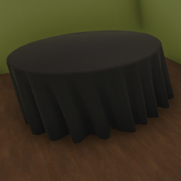 Round Tablecloth (Black)