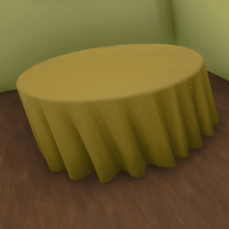 Round Tablecloth (Yellow)
