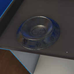 Cat Bowl (Metal)