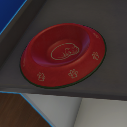 Cat Bowl (Red)