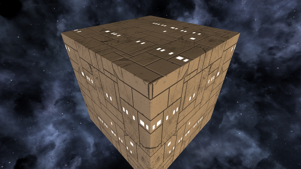 Block Stacked Cube [1600x Density]