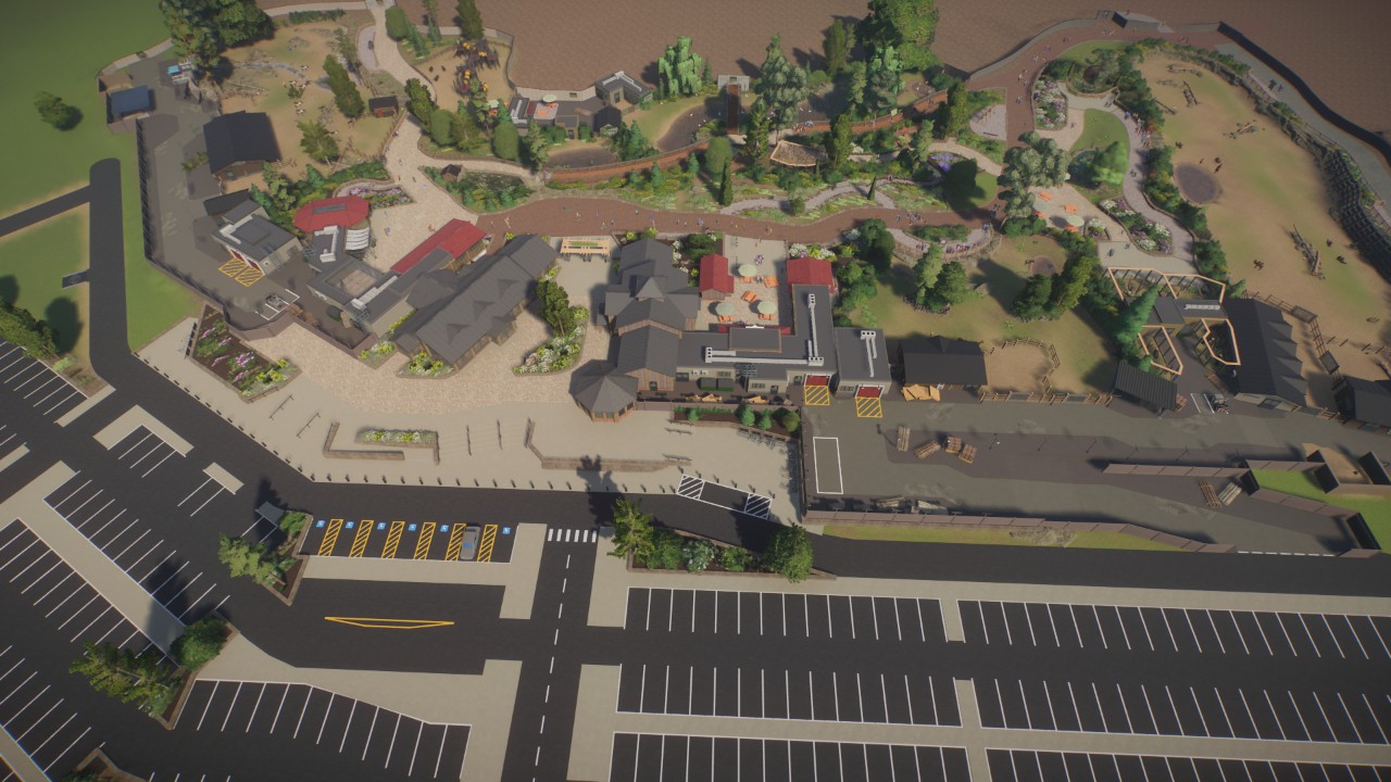 Greenfield Zoo, WIP Update 1, Entrance Area
