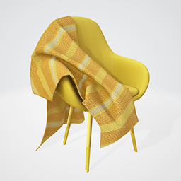 Moa Chair wBlanket Yellow