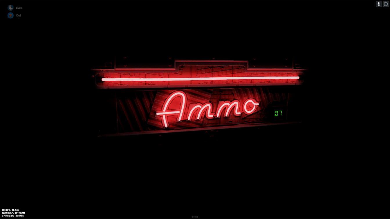 Neon Ammo Storage