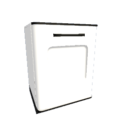 Retro Dishwasher 50s Style - White