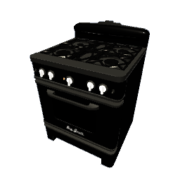 Retro Oven 50s Style - Black