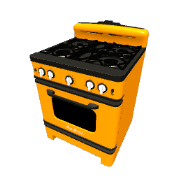 Retro Oven 50s Style - Orange