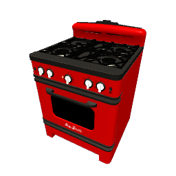 Retro Oven 50s Style - Red