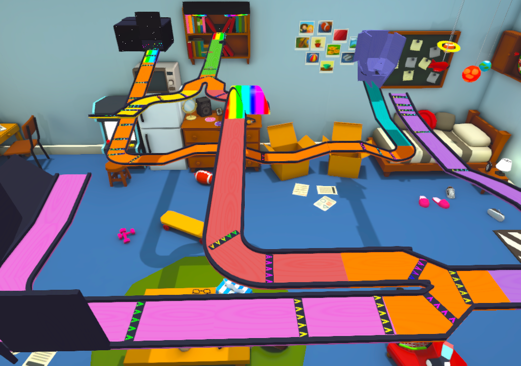 Jumping Marble Race