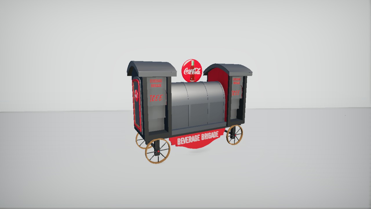 Coca Cola Beverage Brigade Train
