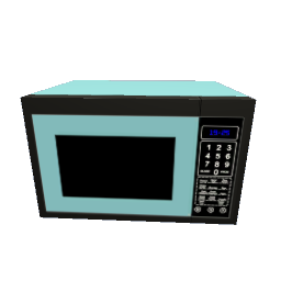 Retro Microwave 50s Style - Turquoise