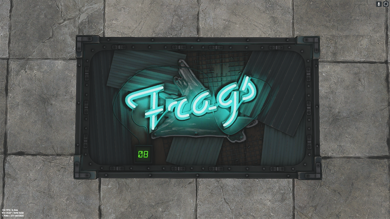 Neon Frags Storage