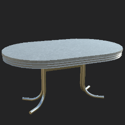 Retro Table Oval 1600